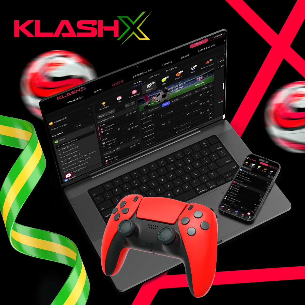 Todas as apostas desportivas na plataforma Klash-X