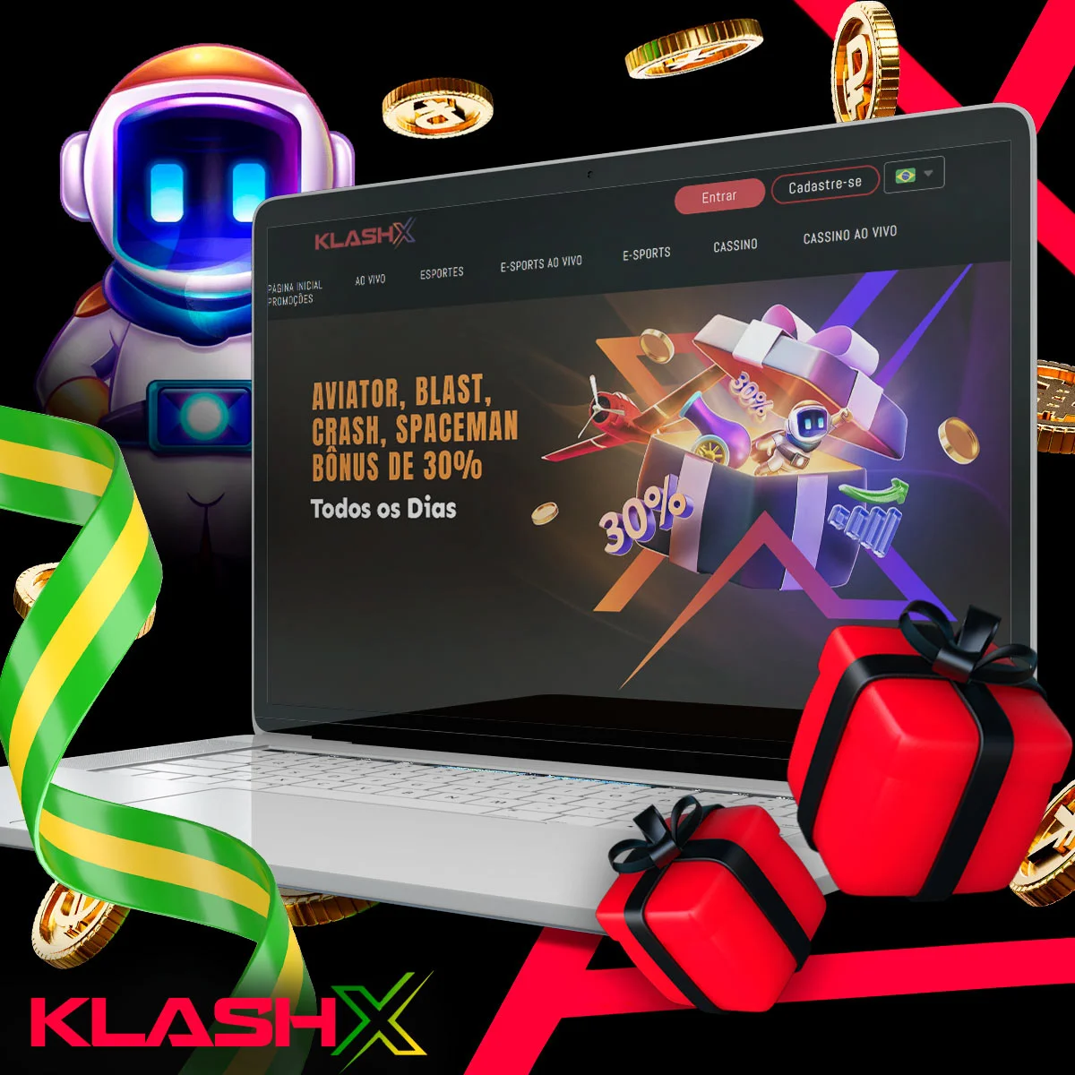 Como faço para receber um bônus diário do KlashX?