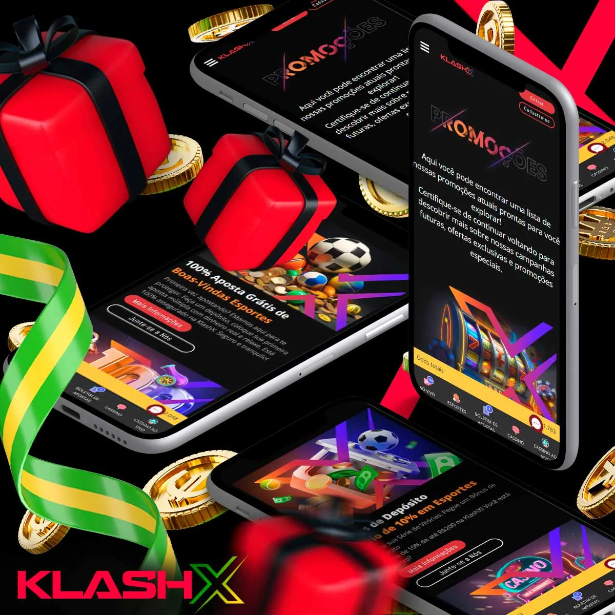 Bónus e promoções no Klash-X