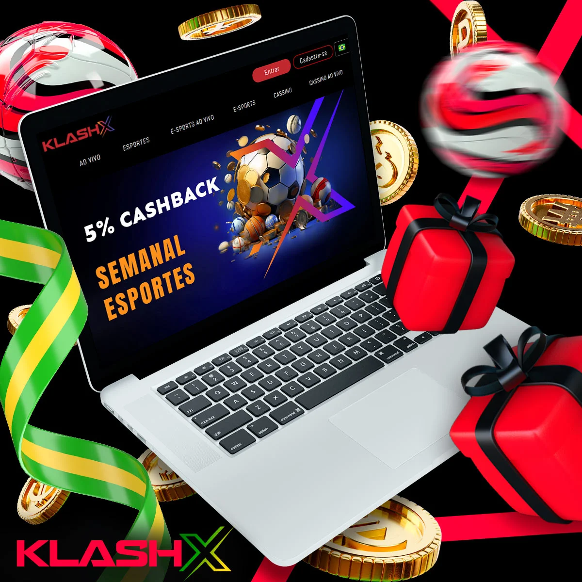 Como faço para obter cashback semanal no site da Klash-X?