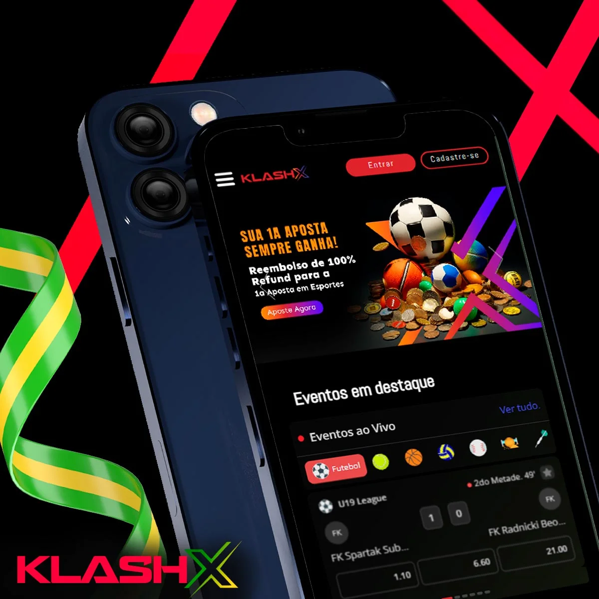Como descarregar e instalar a aplicação Klash-x no ios