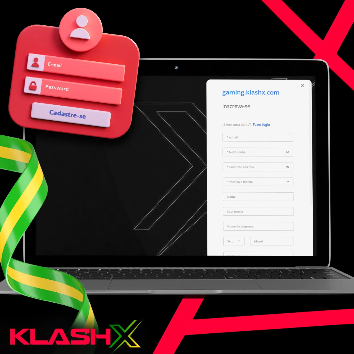 Como posso aderir ao programa de afiliados Klash-X?