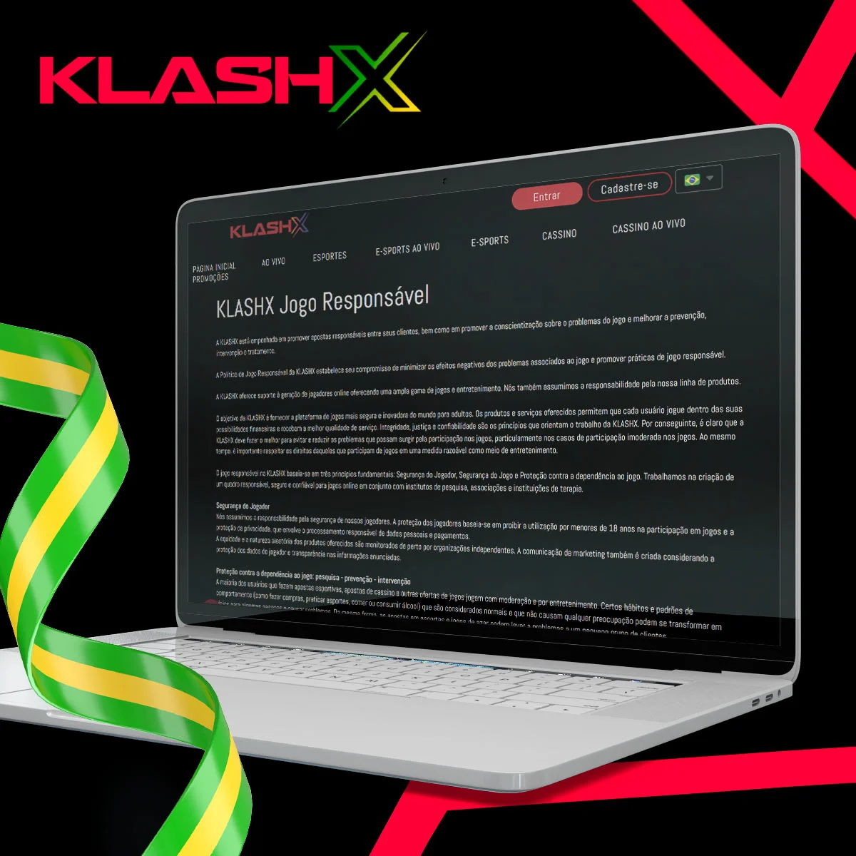 Como é que o jogo responsável funciona no Klash-X?