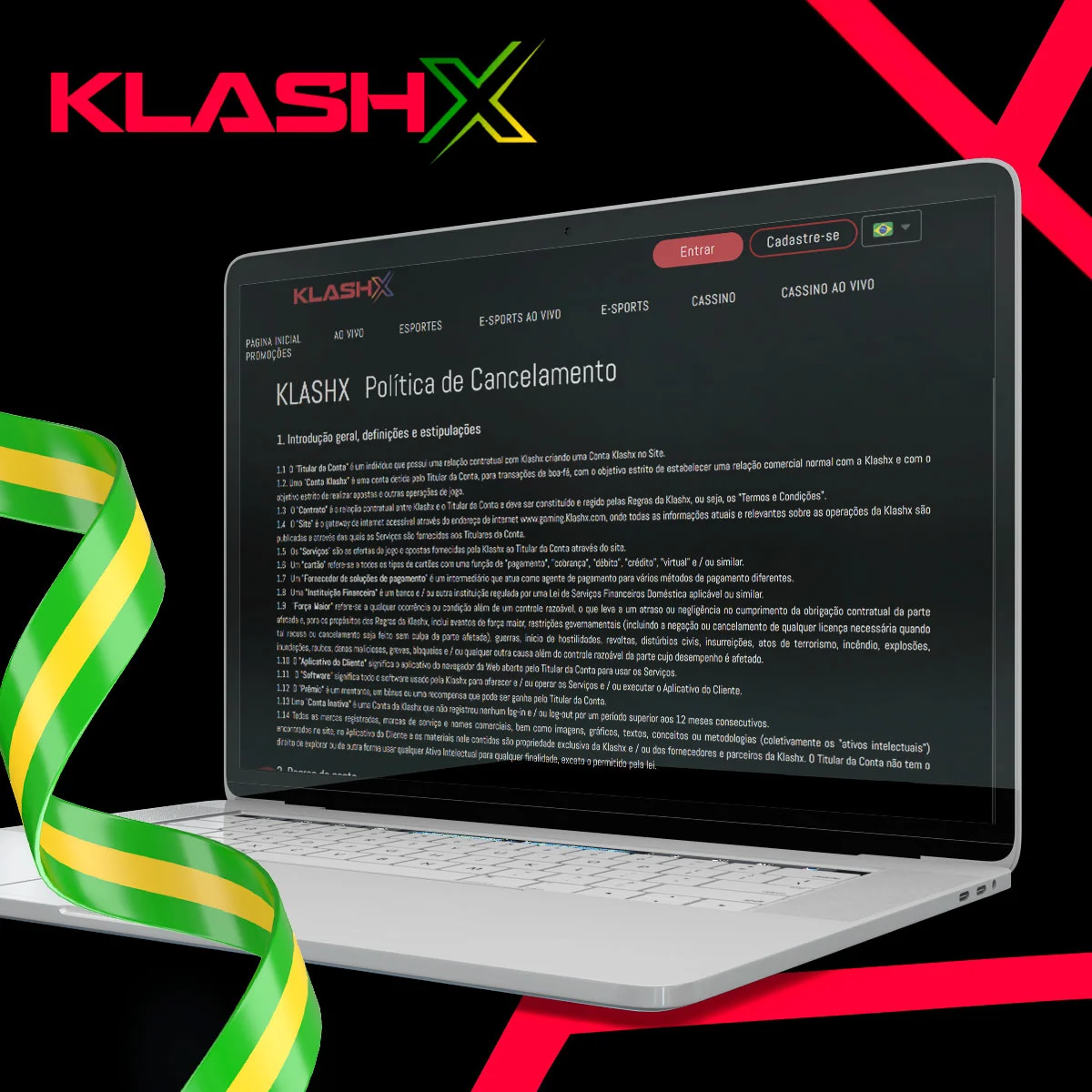 Como funciona a política de cancelamento no Klash-x?