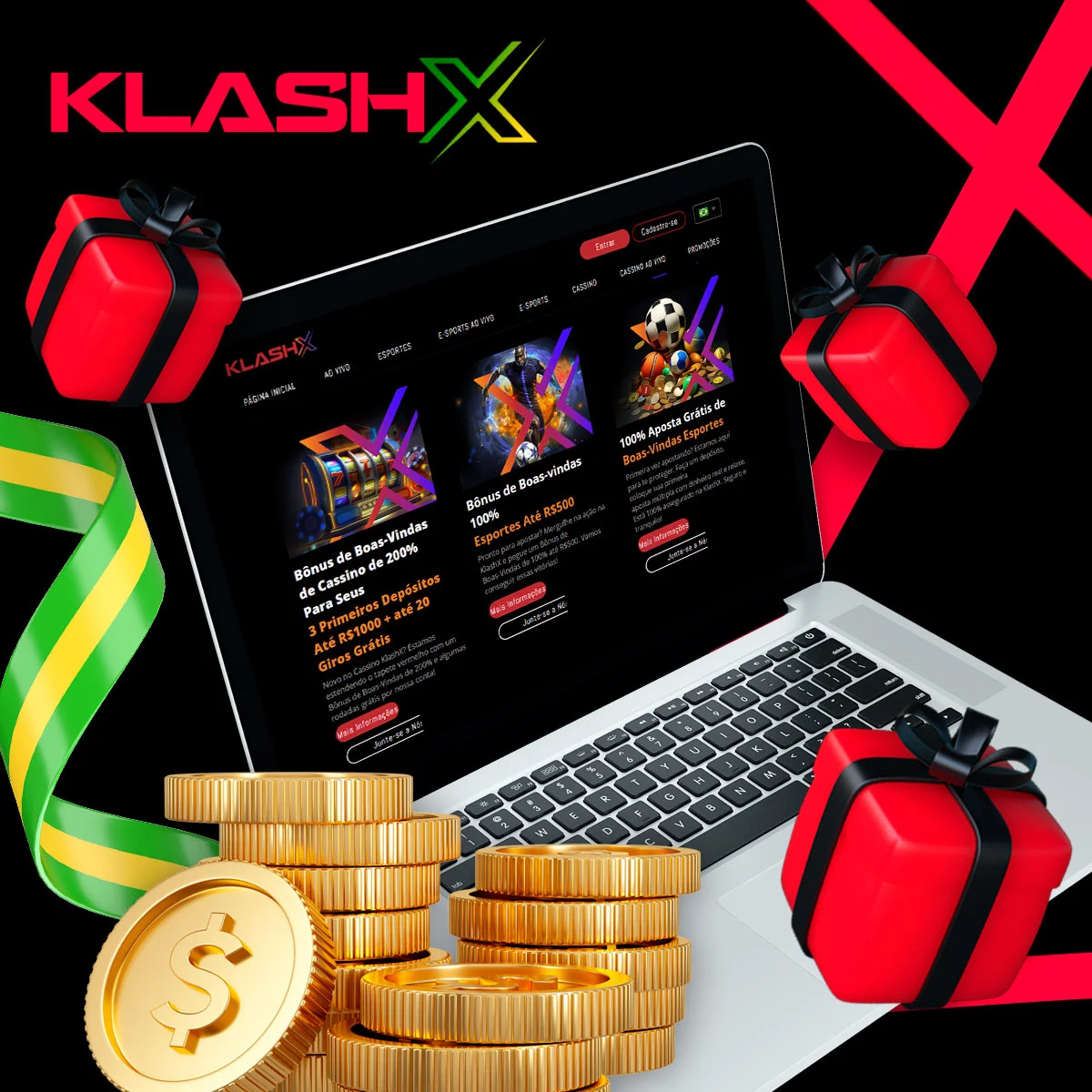 Como posso obter bónus na plataforma KlashX?