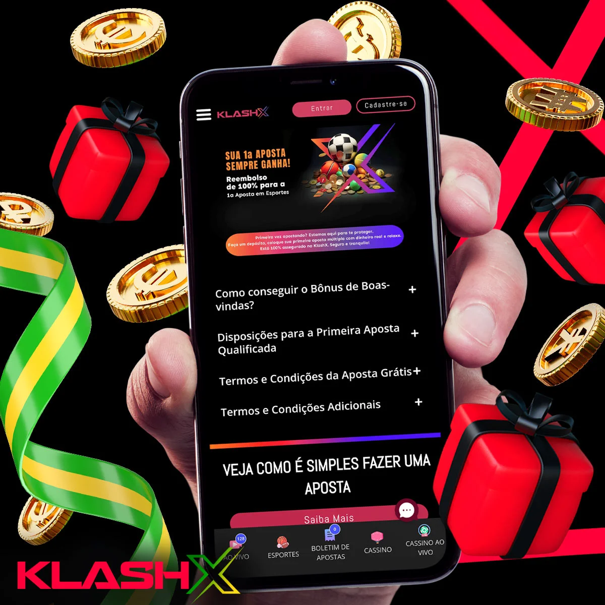 Requisitos do bônus de boas-vindas da Klash-X