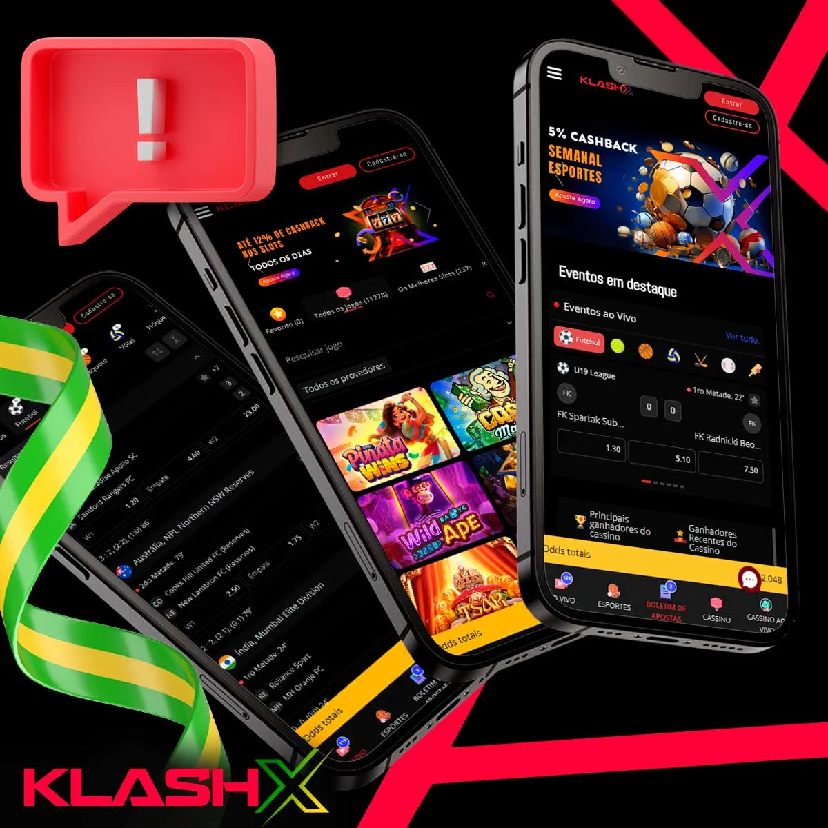 Avaliação do aplicativo de apostas Klash-x no Brasil
